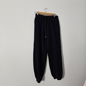 Black Prana Fleece  Jogger Pants Sz XS